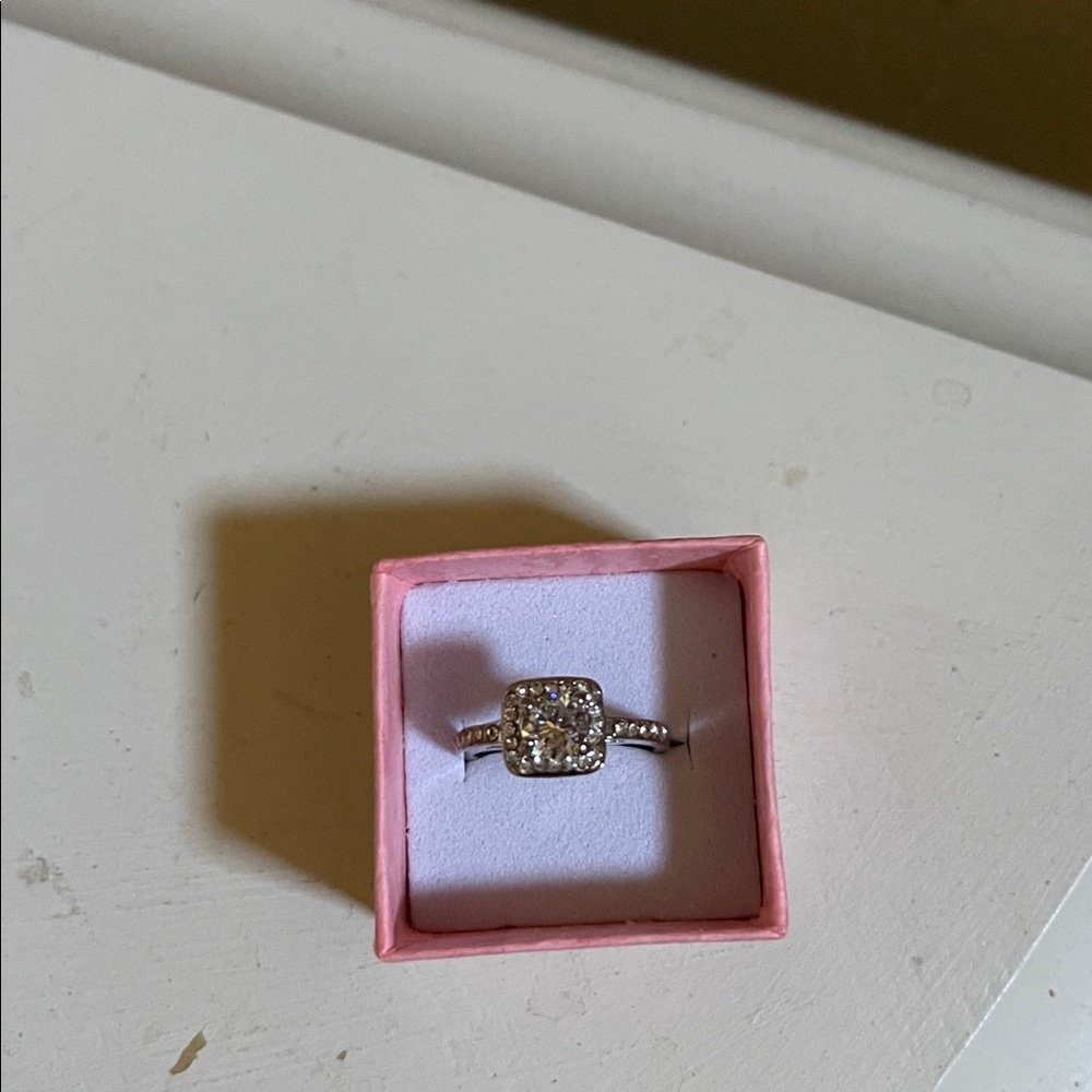 New Sterling Silver Cubic Zirconia Ring Christmas Gift Present 5 6 7 8 9 - Picture 6 of 9